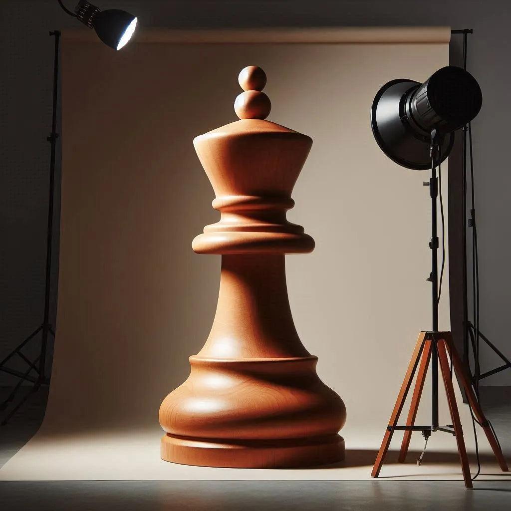 Pièce Echecs Géant dans un Studio - Splenderra